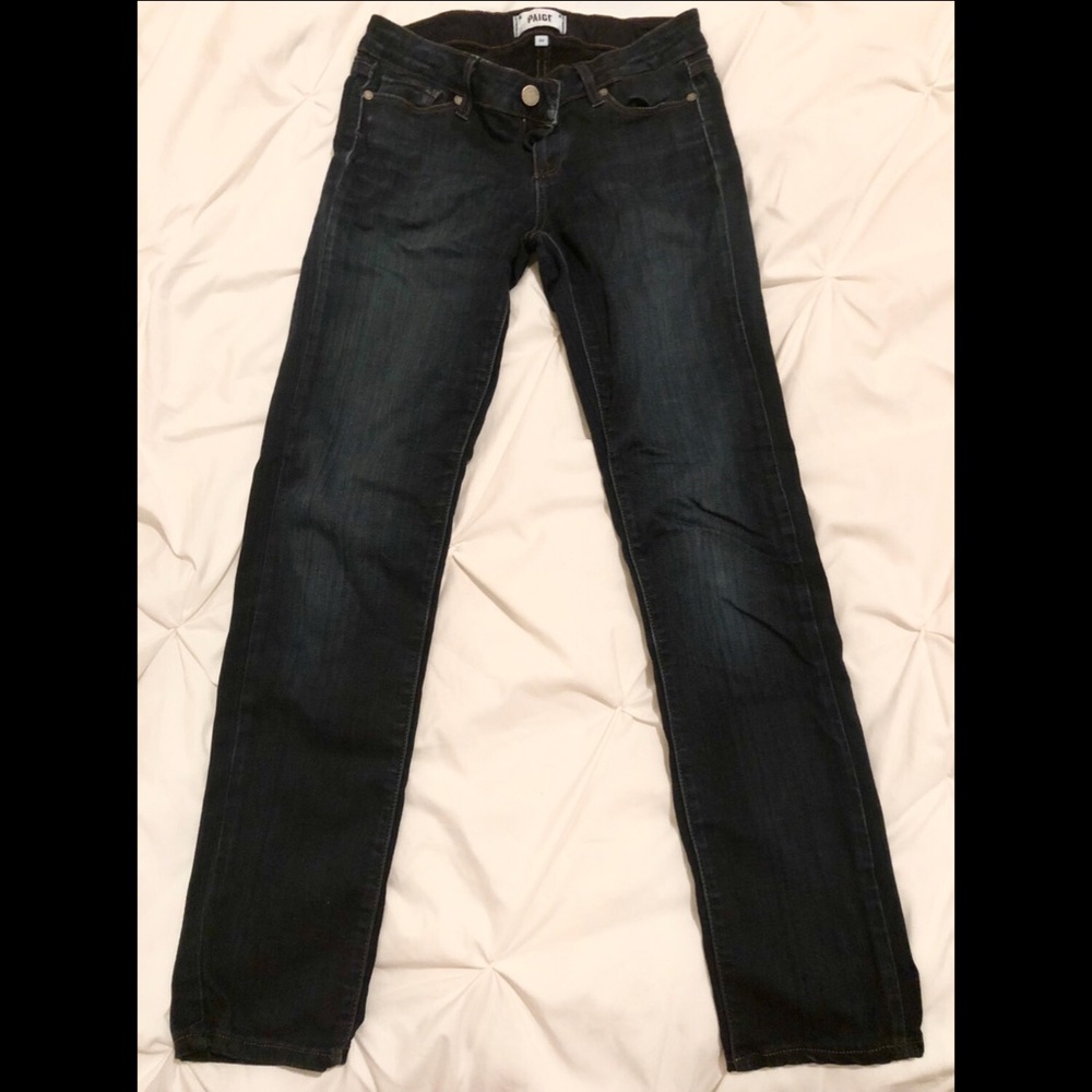 PAIGE Dark Wash Skinny Jeans